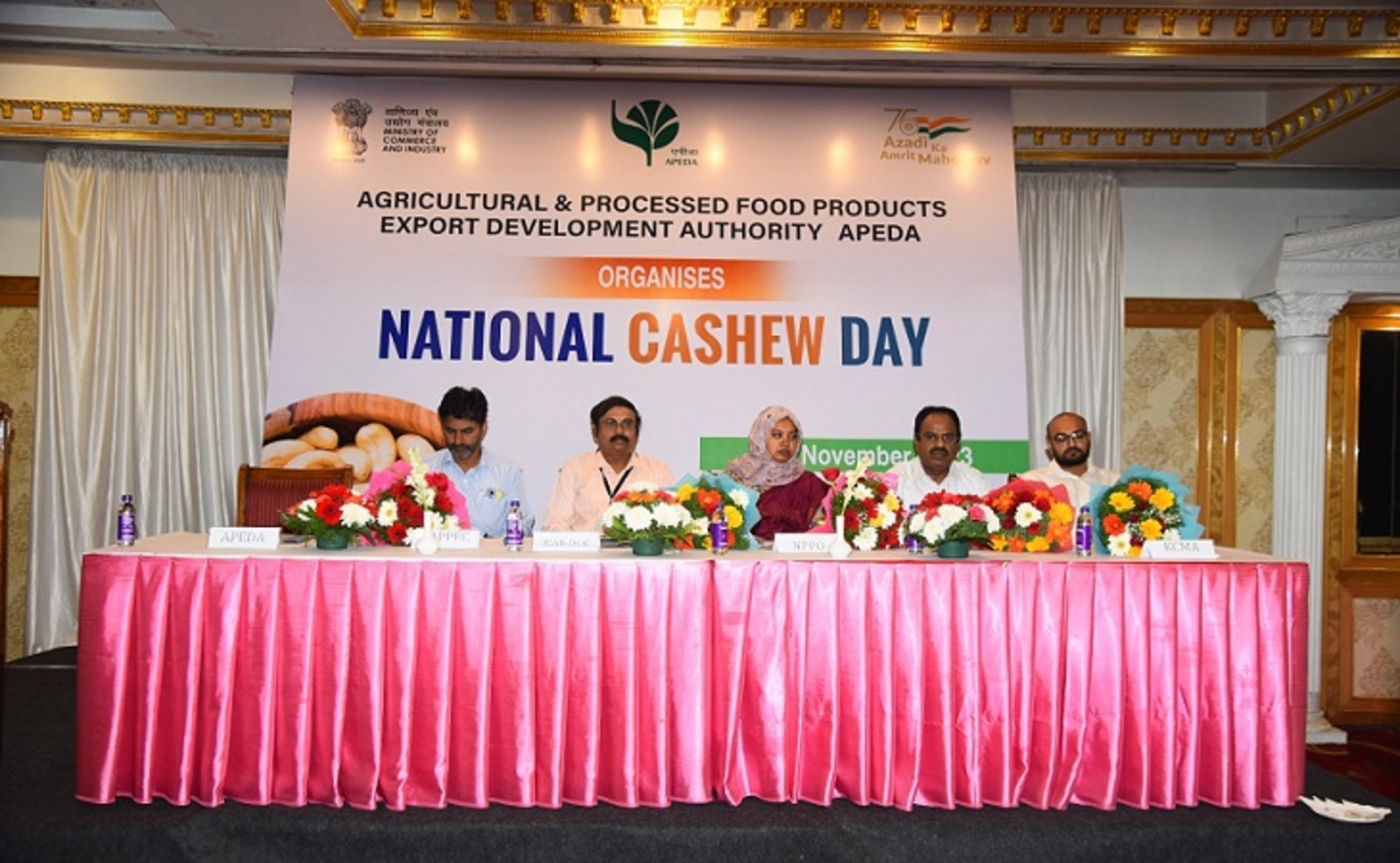 APEDA Chairman addressing stakeholders on National Cashew Day