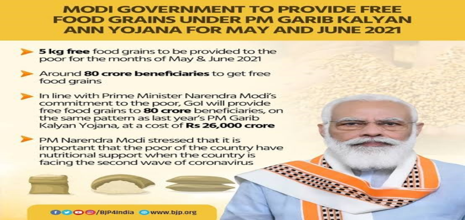 Government official overseeing distribution of free food grains under PM Garib Kalyan Anna Yojana