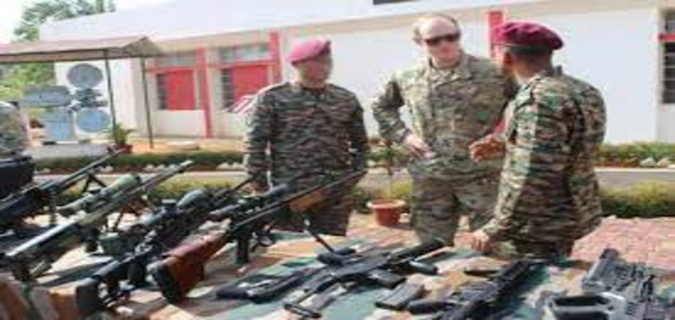 Special Forces personnel from India and the US conducting joint exercises in Umroi, Meghalaya