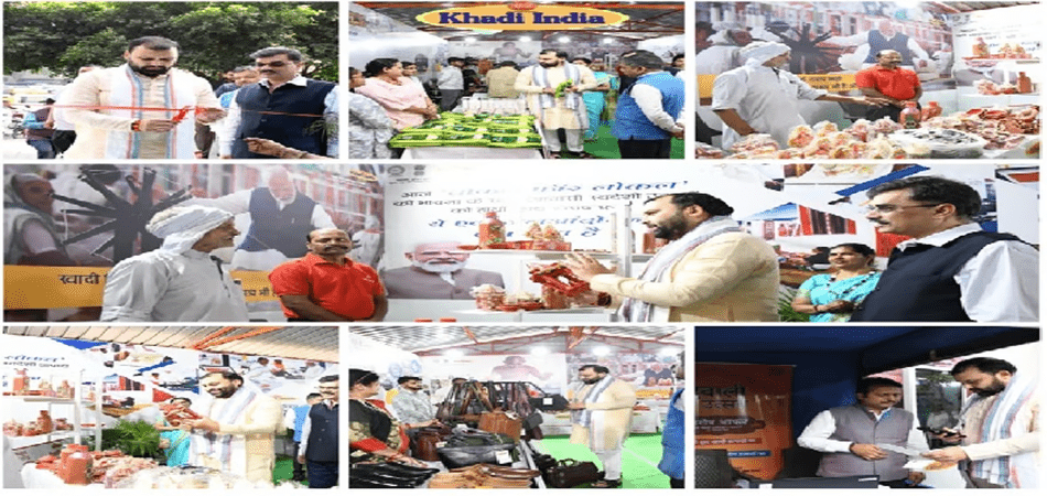 Chairman of KVIC inaugurates 'Diwali Utsav' in Connaught Place, New Delhi