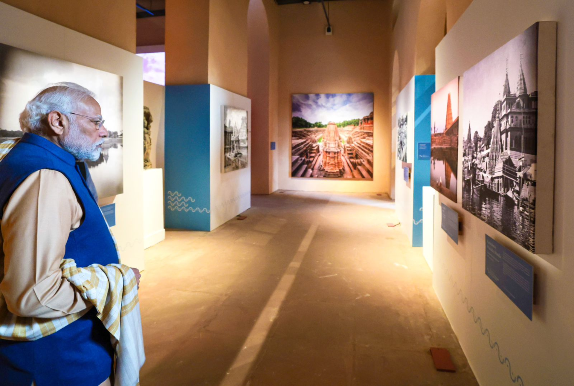 Prime Minister Narendra Modi at the India Art, Architecture & Design Biennale
