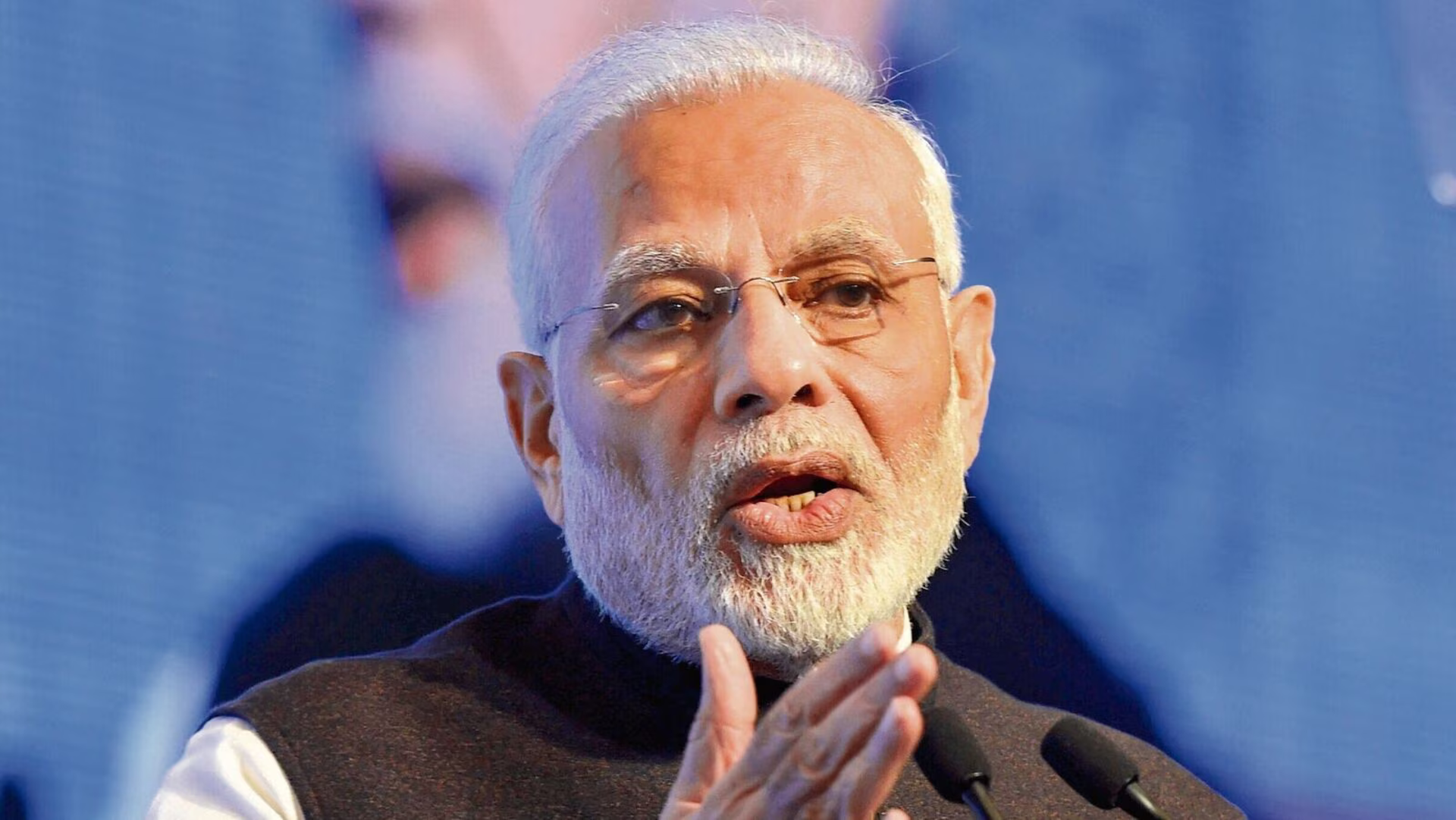 Prime Minister Narendra Modi addressing the nation