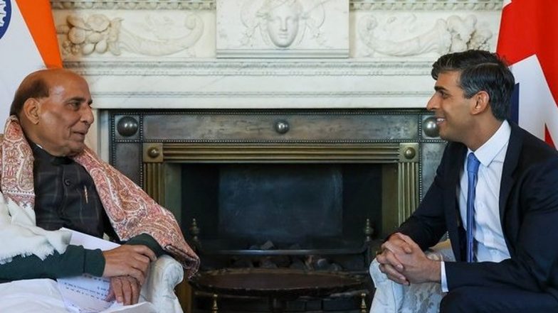 Rajnath Singh and Prime Minister Of UK