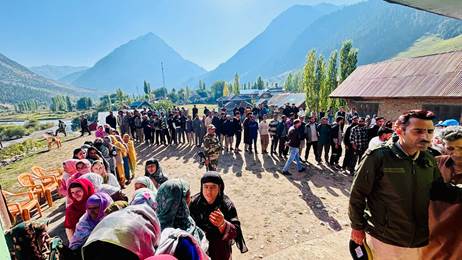 Polling in J&K