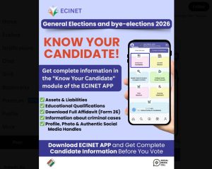 ECINET platform helps voters access candidate details ahead of key 2026 polls