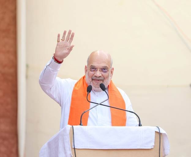 Amit Shah at the Vijayadashami event in Ludhiana, Punjab