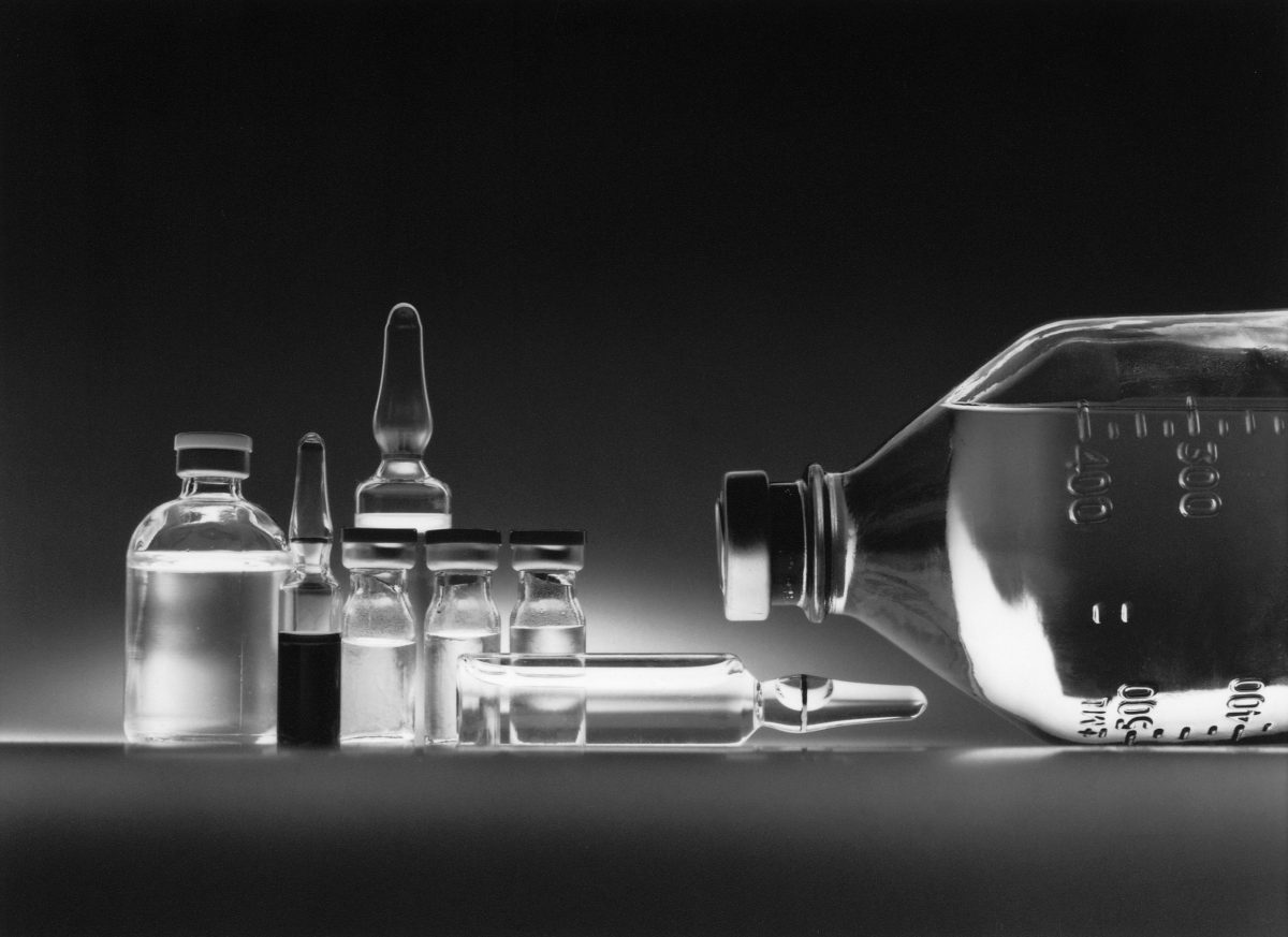 Vials of anti-cancer chemotherapy drugs, representing the trade margin cap on 137 cancer medicines