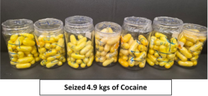 DRI drug seizures: 15.59 kg of amphetamine, cocaine and heroin recovered in three states, five held