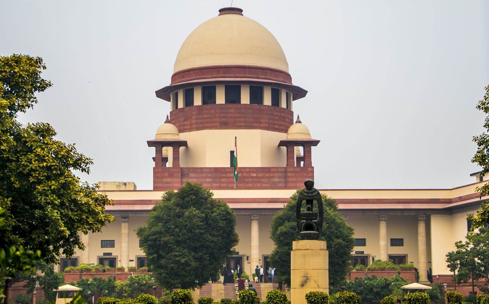 The Supreme Court of India building with its central dome in New Delhi